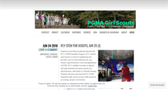 Desktop Screenshot of pgmagirlscouts.org